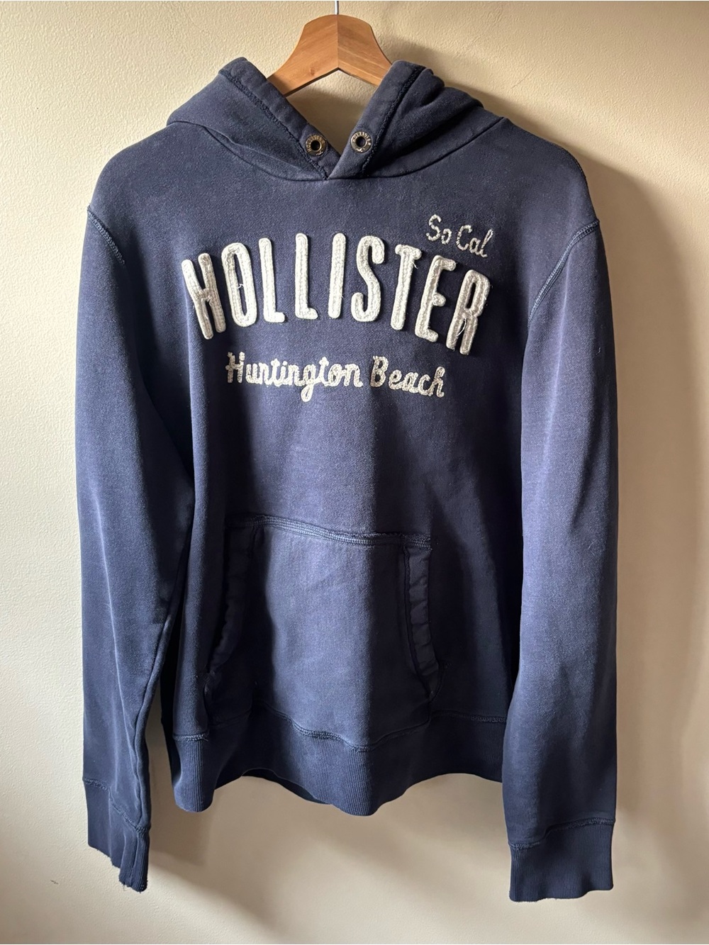 Hollister Y2K Navy Blue Hoodie with Paper Tag